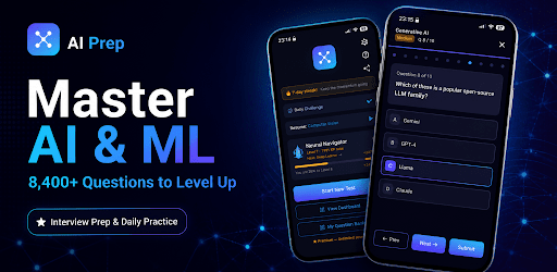 AI Prep MCQ — Master AI & ML with smart adaptive practice tests